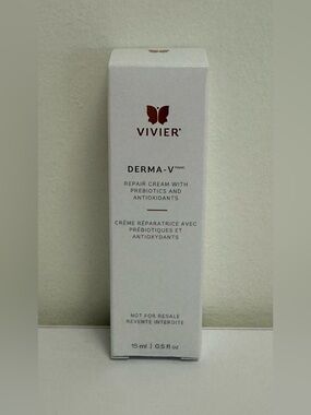 New in Package Vivier Derma-V Repair Cream with Prebiotics & Antioxidants - 15ml